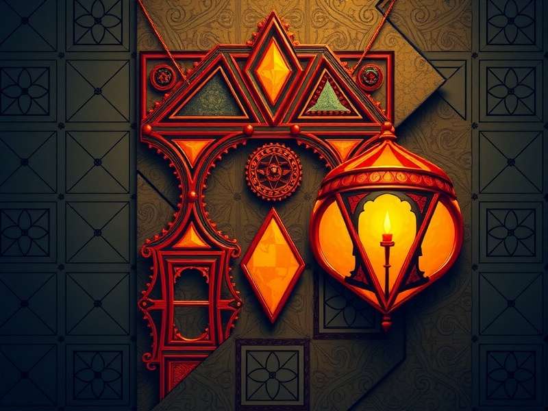 Indian Players of Sacred Geometry Puzzle